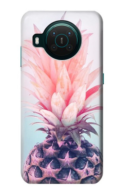 S3711 Ananas rose Etui Coque Housse pour Nokia X10