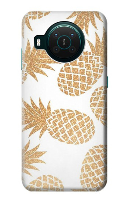 S3718 Ananas sans soudure Etui Coque Housse pour Nokia X10