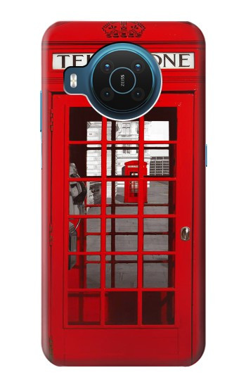 S0058 Cabine téléphonique Etui Coque Housse pour Nokia X20