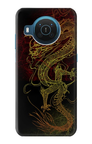 S0354 Dragon chinois Etui Coque Housse pour Nokia X20