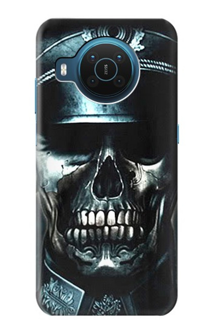 S0754 crâne soldat Etui Coque Housse pour Nokia X20