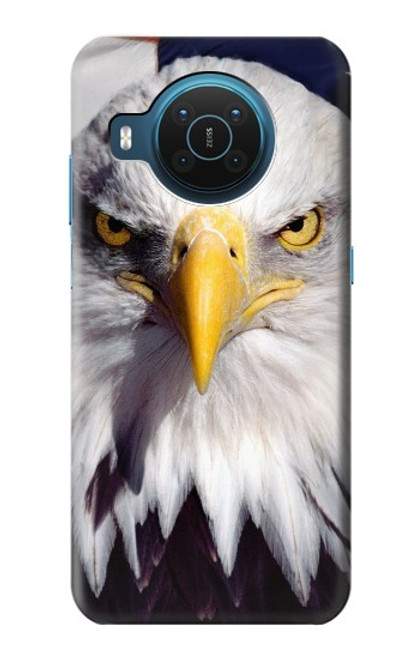 S0854 Aigle américain Etui Coque Housse pour Nokia X20