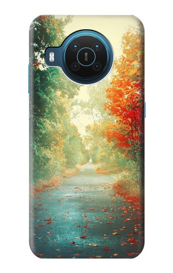 S0913 Route à travers les bois Etui Coque Housse pour Nokia X20