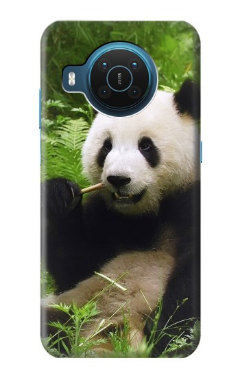 S1073 Panda Prenez plaisir à manger Etui Coque Housse pour Nokia X20