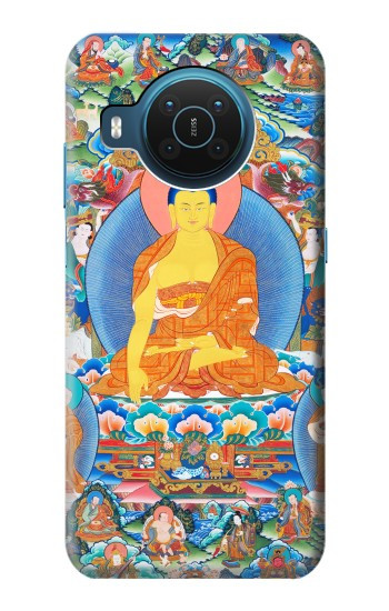 S1256 Peinture Bouddha Etui Coque Housse pour Nokia X20