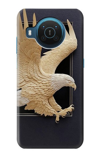S1383 Sculpture papier Aigle Etui Coque Housse pour Nokia X20