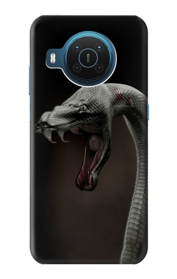 S1597 Noir Mamba Serpent Etui Coque Housse pour Nokia X20