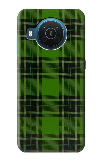 S2373 Motif vert Tartan Etui Coque Housse pour Nokia X20