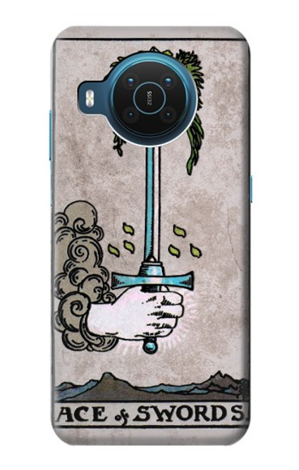 S2482 Carte de tarot As des épées Etui Coque Housse pour Nokia X20