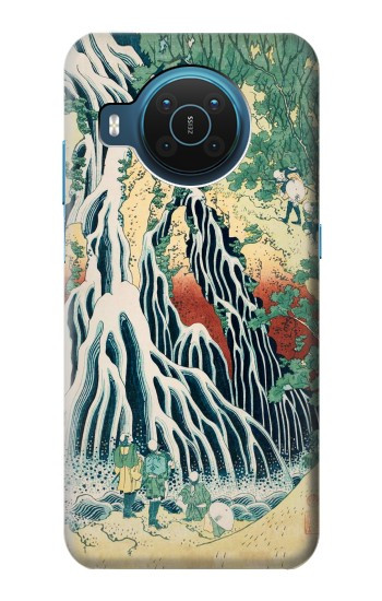 S2491 Hokusai Kirifuri Cascade à Kurokami Etui Coque Housse pour Nokia X20