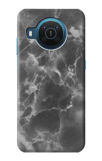 S2526 Noir Marbre imprimé graphique Etui Coque Housse pour Nokia X20