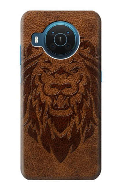 S2529 Leo Zodiaque Zodiaque marron Impression graphique Etui Coque Housse pour Nokia X20