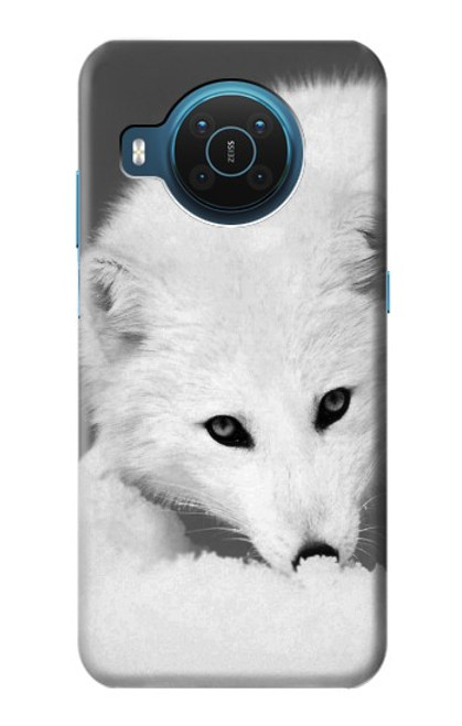 S2569 Blanc arctique Renard Etui Coque Housse pour Nokia X20
