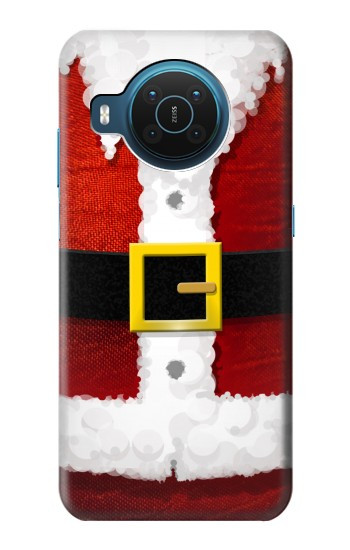 S2846 Costume de Noël Père Noël Rouge Etui Coque Housse pour Nokia X20