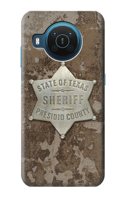 S2868 Texas Presidio shérif du comté Badge Etui Coque Housse pour Nokia X20 S2868 Texas Presidio shérif du comté Badge Etui Coque Housse pour Nokia X20