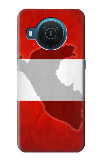 S3018 Pérou Drapeau Etui Coque Housse pour Nokia X20