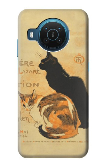 S3229 Affiche de chat millésimé Etui Coque Housse pour Nokia X20