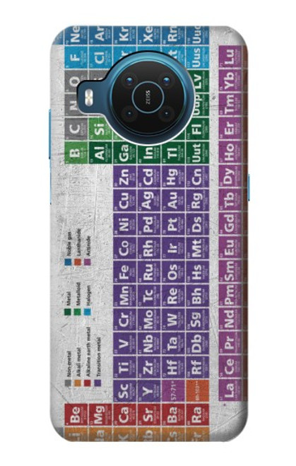 S3383 Tableau périodique Etui Coque Housse pour Nokia X20