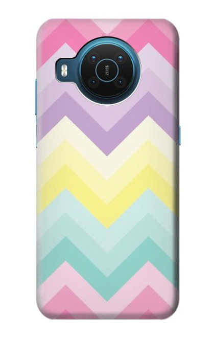 S3514 Arc en ciel Zigzag Etui Coque Housse pour Nokia X20
