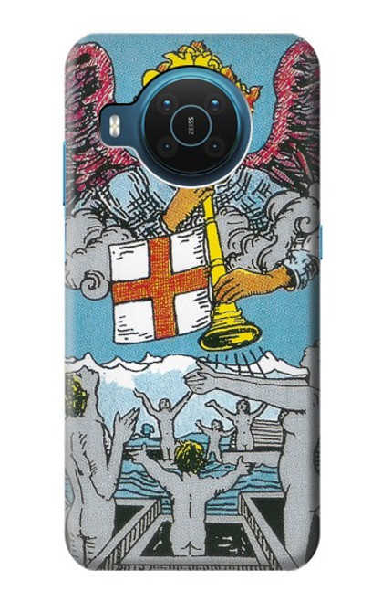 S3743 Carte de tarot le jugement Etui Coque Housse pour Nokia X20