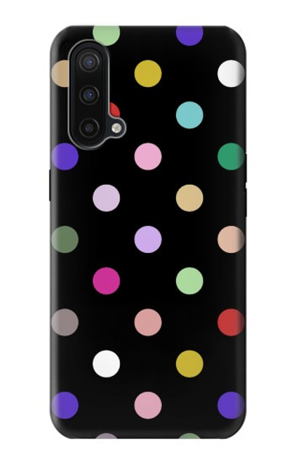 S3532 Coloré à pois Etui Coque Housse pour OnePlus Nord CE 5G