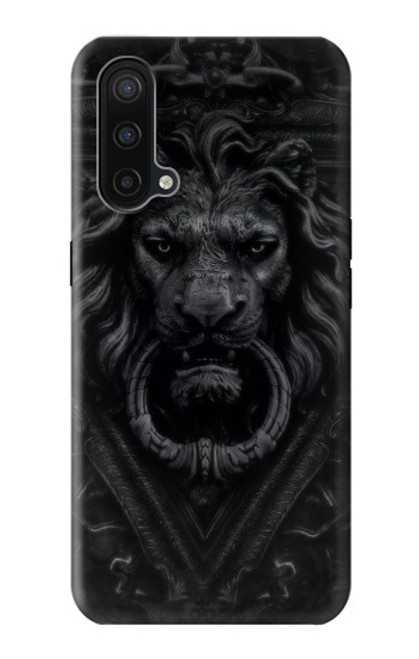 S3619 Lion noir gothique Etui Coque Housse pour OnePlus Nord CE 5G
