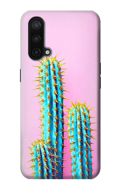 S3673 Cactus Etui Coque Housse pour OnePlus Nord CE 5G