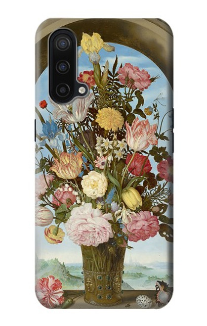 S3749 Vase de fleurs Etui Coque Housse pour OnePlus Nord CE 5G