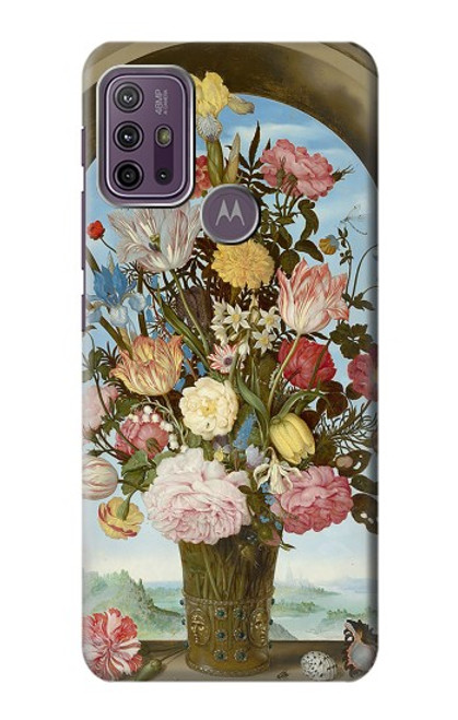 S3749 Vase de fleurs Etui Coque Housse pour Motorola Moto G10 Power