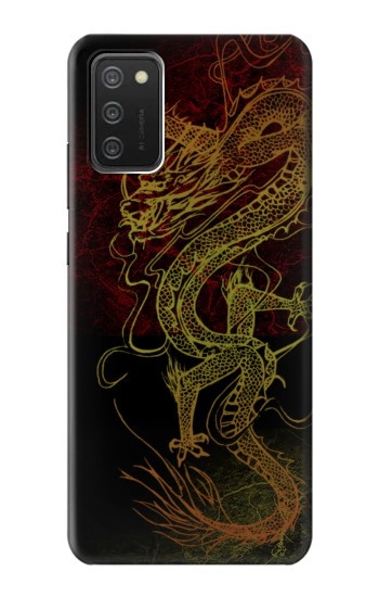 S0354 Dragon chinois Etui Coque Housse pour Samsung Galaxy A03S