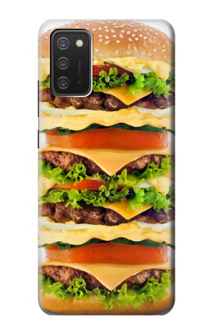 S0790 Hamburger Etui Coque Housse pour Samsung Galaxy A03S