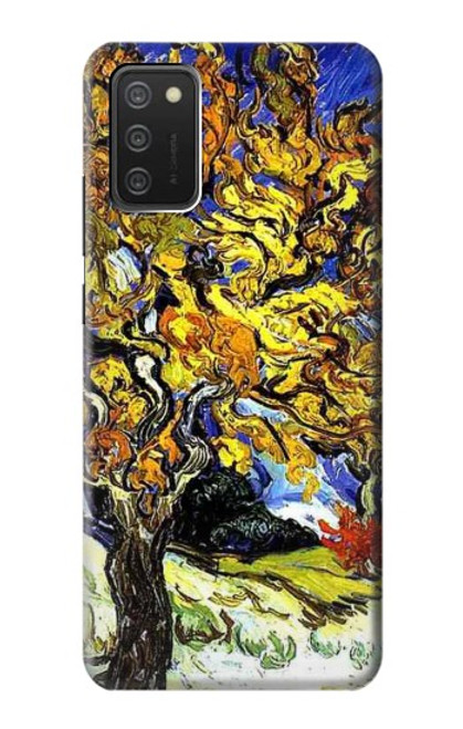 S0902 Mûrier Van Gogh Etui Coque Housse pour Samsung Galaxy A03S