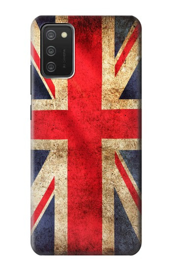 S2303 Drapeau britannique UK Millésime Etui Coque Housse pour Samsung Galaxy A03S