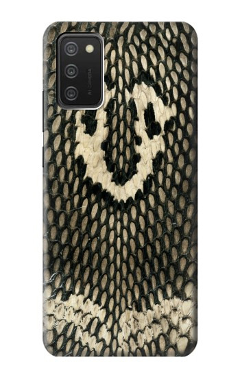 S2711 King Cobra Serpent Imprimé graphique Peau Etui Coque Housse pour Samsung Galaxy A03S
