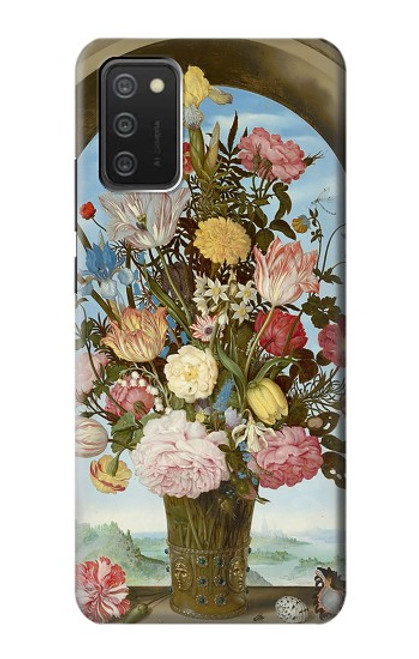 S3749 Vase de fleurs Etui Coque Housse pour Samsung Galaxy A03S
