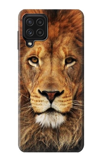 S2870 Lion Roi des Bêtes Etui Coque Housse pour Samsung Galaxy A22 4G