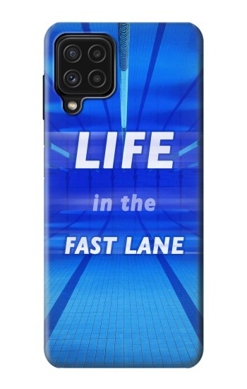 S3136 La vie dans la voie rapide Piscine Etui Coque Housse pour Samsung Galaxy A22 4G