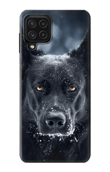 S3168 Berger Allemand Chien Noir Etui Coque Housse pour Samsung Galaxy A22 4G