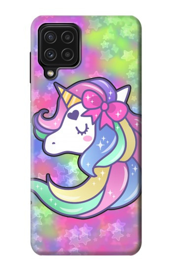 S3264 Pastel Licorne Etui Coque Housse pour Samsung Galaxy A22 4G