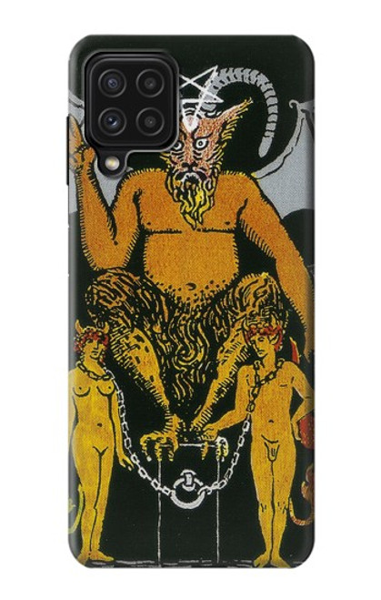 S3740 Carte de tarot le diable Etui Coque Housse pour Samsung Galaxy A22 4G