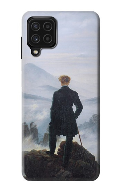 S3789 Wanderer above the Sea of Fog Etui Coque Housse pour Samsung Galaxy A22 4G