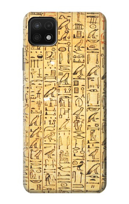 S1625 Textes des Sarcophages égyptiens Etui Coque Housse pour Samsung Galaxy A22 5G