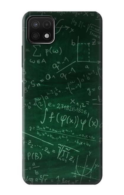 S3190 Formule Math Vertboard Etui Coque Housse pour Samsung Galaxy A22 5G