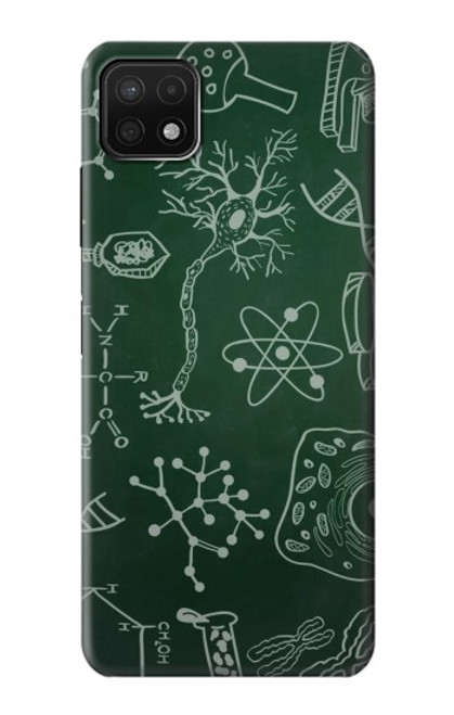 S3211 Sciences Conseil Vert Etui Coque Housse pour Samsung Galaxy A22 5G