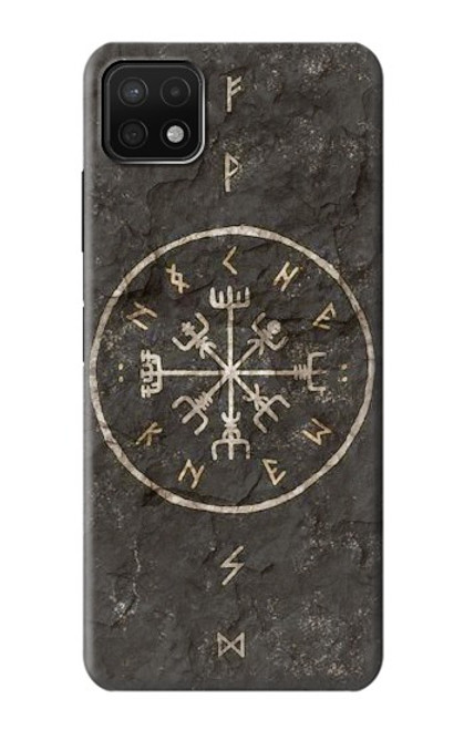 S3413 Ancient Norse Viking Symbole Etui Coque Housse pour Samsung Galaxy A22 5G