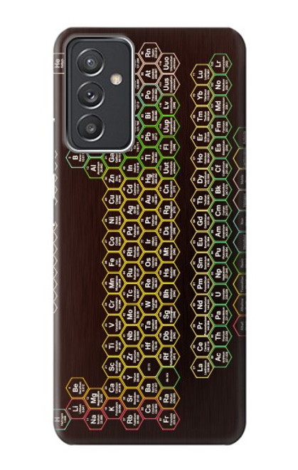 S3544 Néon Honeycomb Tableau périodique Etui Coque Housse pour Samsung Galaxy Quantum 2