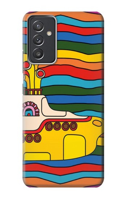 S3599 Hippie submarin Jaune Etui Coque Housse pour Samsung Galaxy Quantum 2