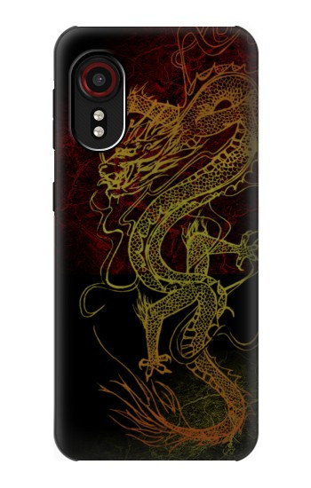 S0354 Dragon chinois Etui Coque Housse pour Samsung Galaxy Xcover 5
