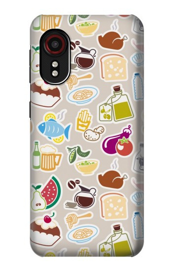 S2321 Aliments et boissons sans soudure Etui Coque Housse pour Samsung Galaxy Xcover 5