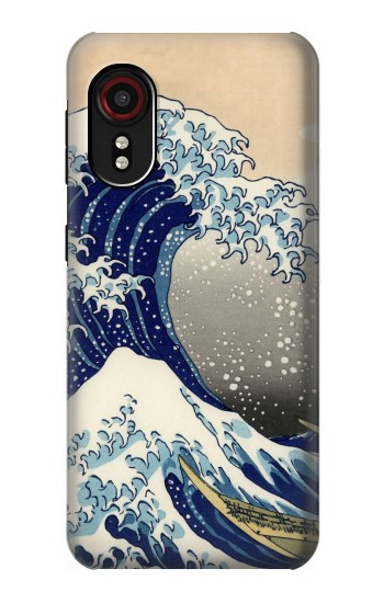 S2389 Hokusai La grande vague de Kanagawa Etui Coque Housse pour Samsung Galaxy Xcover 5